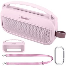 co2CREA Pink Silicone Case Cover for Bose SoundLink Flex Gen 1 2 Speaker w Strap