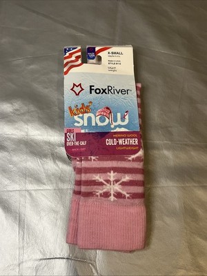 Fox River Kids Snow Socks X-Small Weight Sz XS Sock Ski Merino Wool Blend