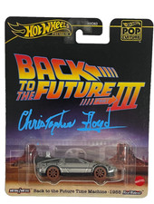 Christopher Lloyd Signed Hot Wheels Back to the Future Delorean Beckett Witness