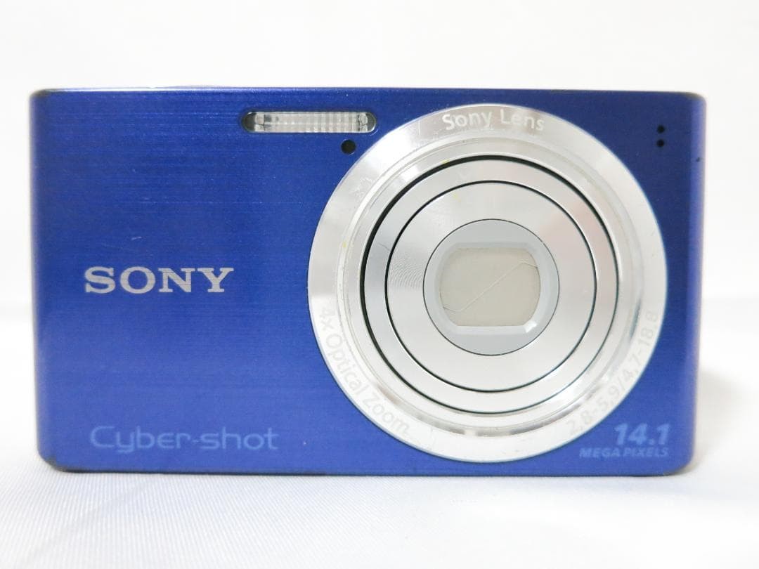 【C2179】 SONY Cyber-shot DSC-W610 ブルー ソニー SONY Cyber Shot DSC-W610 Blue Digital Camera 4x Zoom 14.1MP