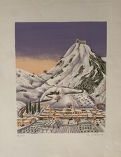 LA GIRAUDIERE LITHOGRAPHIE ORIGINALE SIGNEE NUMEROTEE 95/100 (96)