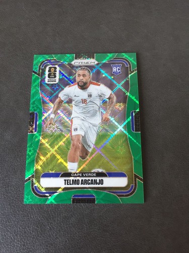 2026 Panini Prizm World Cup Telmo Arcanjo Cape Verde Green Celestial Lattice 1/5
