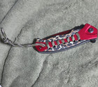 MTech USA Rescue Assisted Pocketknife, Stainless Drop Point, Glass Breaker, Red — photo 1