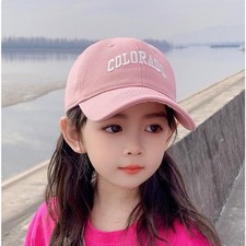 Kids' Baseball Hat for Spring/Autumn/Summer - Breathable, Letter Embroidery