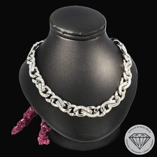 Wert 12900 € Brillant Collier (ca. 0,50 carat) 585 14 Karat Weiß Gold xxyy