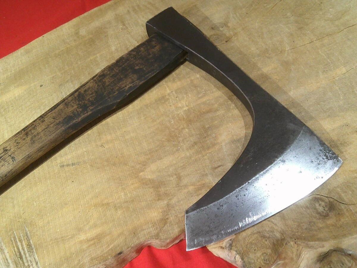Vintage Woodworking tool Forestry Big Axe Made by Japanese