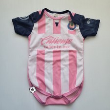 baby one piece pink Jersey Chivas guadalajara bebe clothes