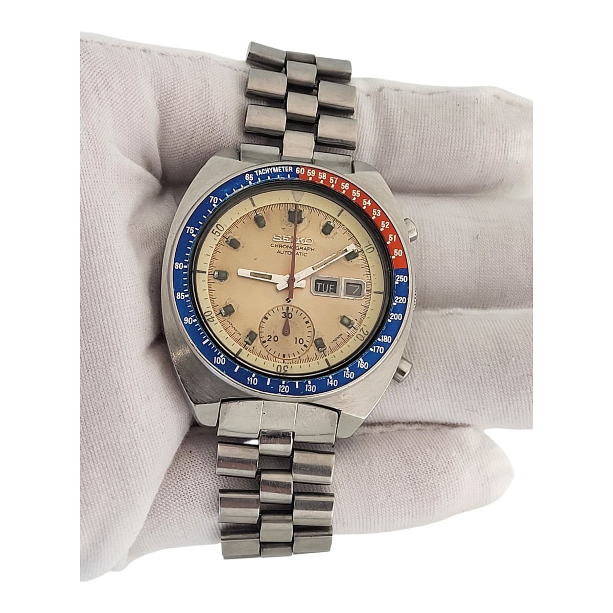 Seiko 6139-6002 Pogue Automatic Chronograph Watch (Vintage) | eBay