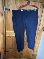 NWT St. John's Bay Mens Navy Slim Fit Chino MSRP 48