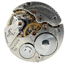 Antique 16s 1905 Hamilton 17 Jewel Mechanical Pocket Watch Movement 974 USA