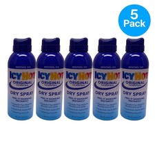 Icy Hot Original Pain Relief Spray 4oz 5 Pack New