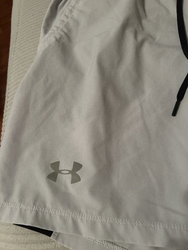 Under Armour Men SpeedPocket 7” Lined Running Shorts Gray 014 Size XL - Picture 2 of 8
