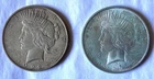 New ListingLot of 2 Peace Silver Dollars 1922 USA Nice Condition