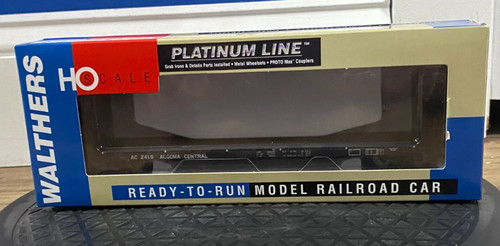 Walthers Platinum Line Ho 50' Canadian Bulkhead Flat Car Algoma 932-40075 | Zustand: Used