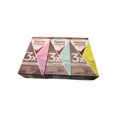 Rexona 3pk Antiperspirant Clinical cream for women 58 g each
