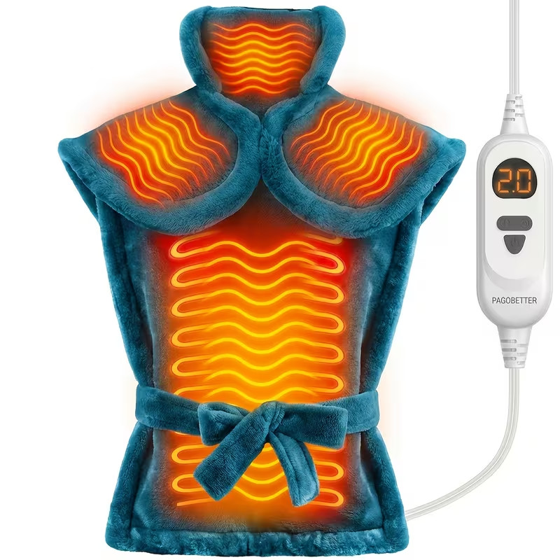 Graphene Heating Pad, 5-Layer Thick, 35&times;26 Inches, Weighted
