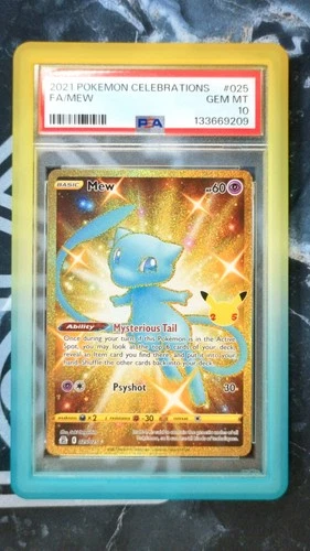 2021 POKEMON CELEBRATIONS #025 FA/MEW PSA 10!