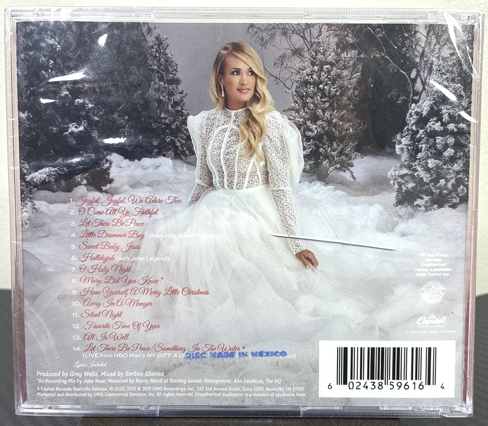Carrie Underwood Christmas Album 'My Gift Special Edition' CD+Poster NEW/SEALED Foto 2 de 4