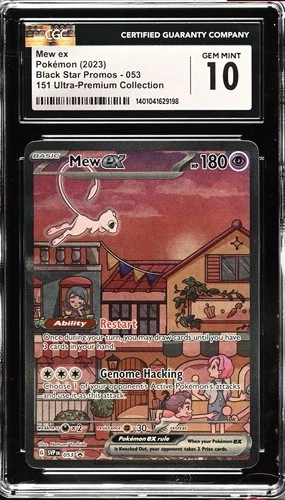 CGC 10 Pokémon English Mew ex 053 2023 Black Star Promos Scarlet Violet 151 UPC