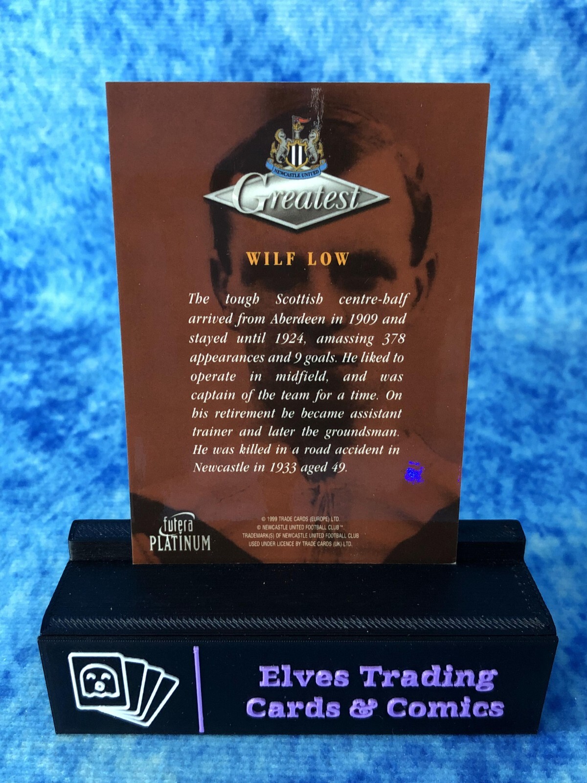 Futera Platinum Greatest Arsenal Man. Utd Newcastle SINGLE Football Trading Card - Picture 54 of 60