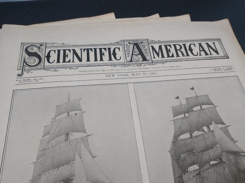9X Vtg Scientific American magazines All from 1905 March-Sep #1666 - Picture 14 of 24