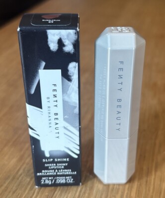 Fenty Beauty Slip Shine Sheer Shiny Lipstick #09 Bubblerum UK