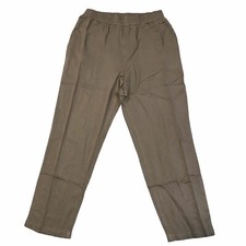 RVCA New Yume Pant s Women s Size M/10 Color Tan Pull-On Flat Front High Rise