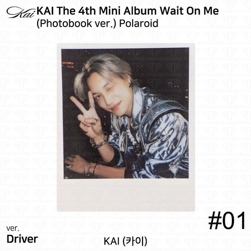 Kai 4th Mini Album Wait On Me Photobook/Player/Sleeve/Wing Official Photocard - Picture 42 of 76