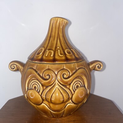 60er James Sadler Zwiebelglas weinendes Gesicht Vintage MCM Landhaus Oma Kern Senf