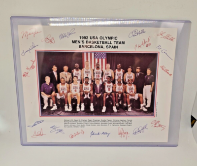 1992 Olympics USA Dream Team Men's Basketball 8 X 10 Photo