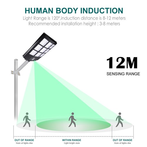 9900000000LM 11000W Commercial Solar Street Light LED Dusk ToDawn Road Lamp+Pole - Picture 140 of 188