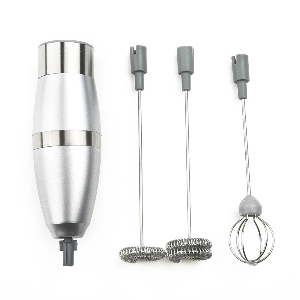 Milk Frother Set Mixer Stirrer Eggbeater Handheld Kitchen Cafe Electric