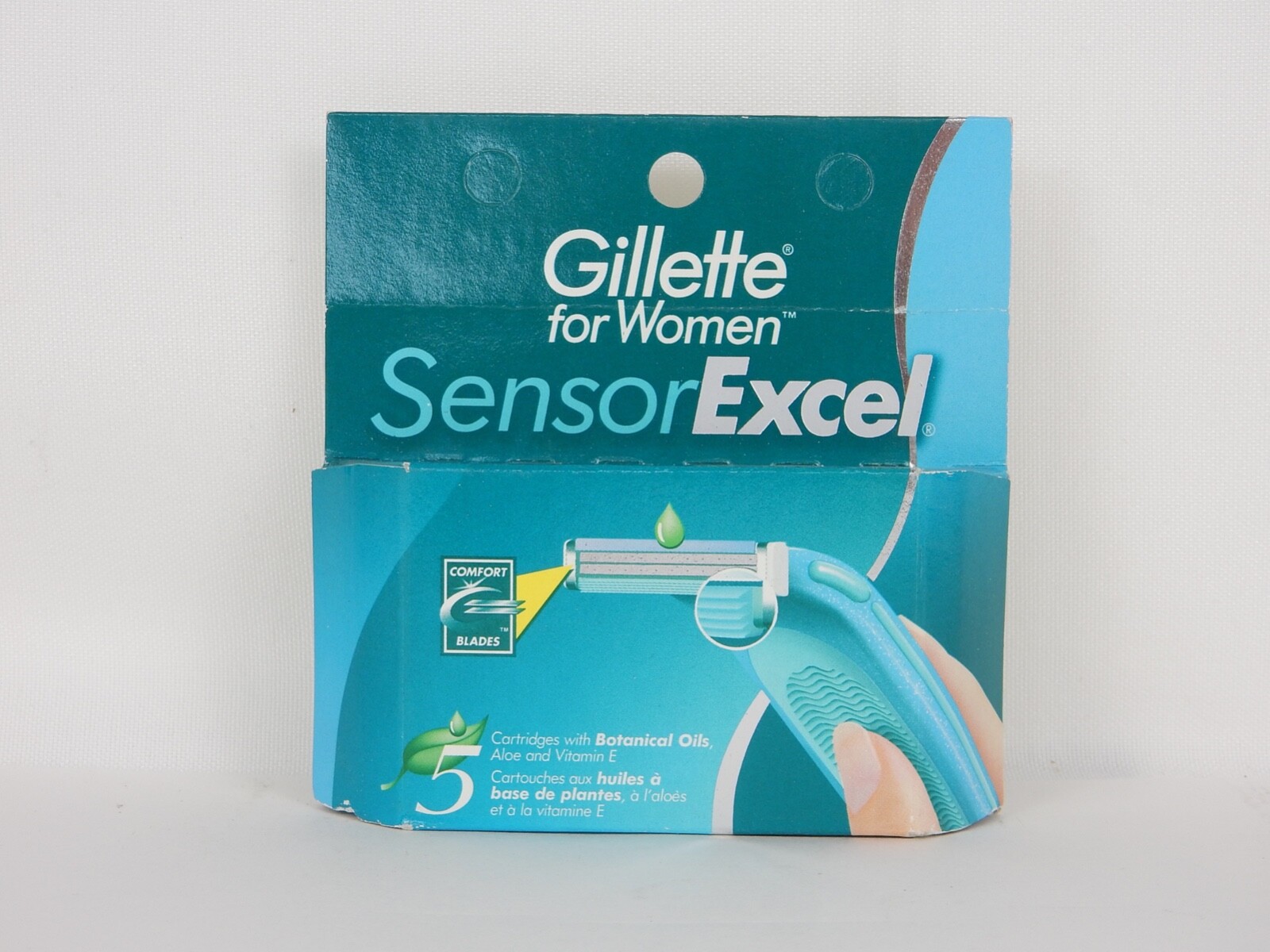 5 GILLETTE COMFORT SENSOR EXCEL WOMEN'S SHAVER RAZOR BLADE REFILL