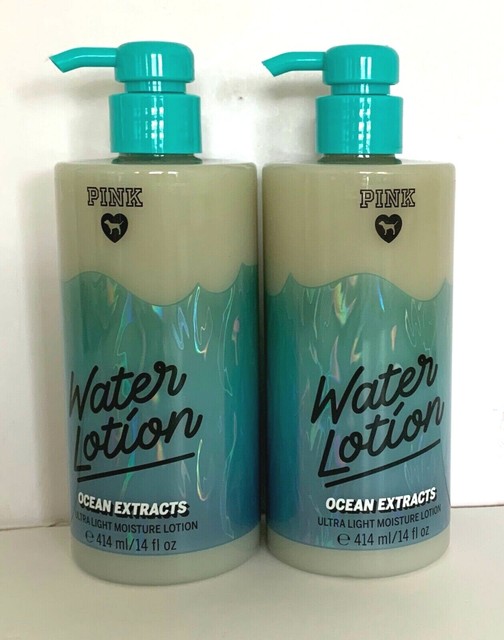 2X VICTORIA 'S SECRET PINK NEW! WATER LOTION OCEAN EXTRACTS 14.oz eBay