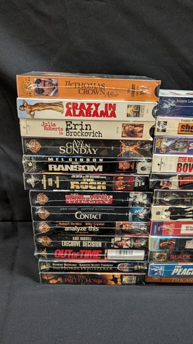 Lot of 88 Factory Sealed VHS Excellent Collection American's Movies - Picture 2 of 15