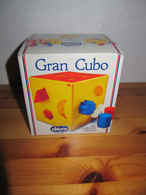 Chicco Gran Cubo Spielzeug Lernbox Baby Kleinkind für Motorik Geschicklichkeit