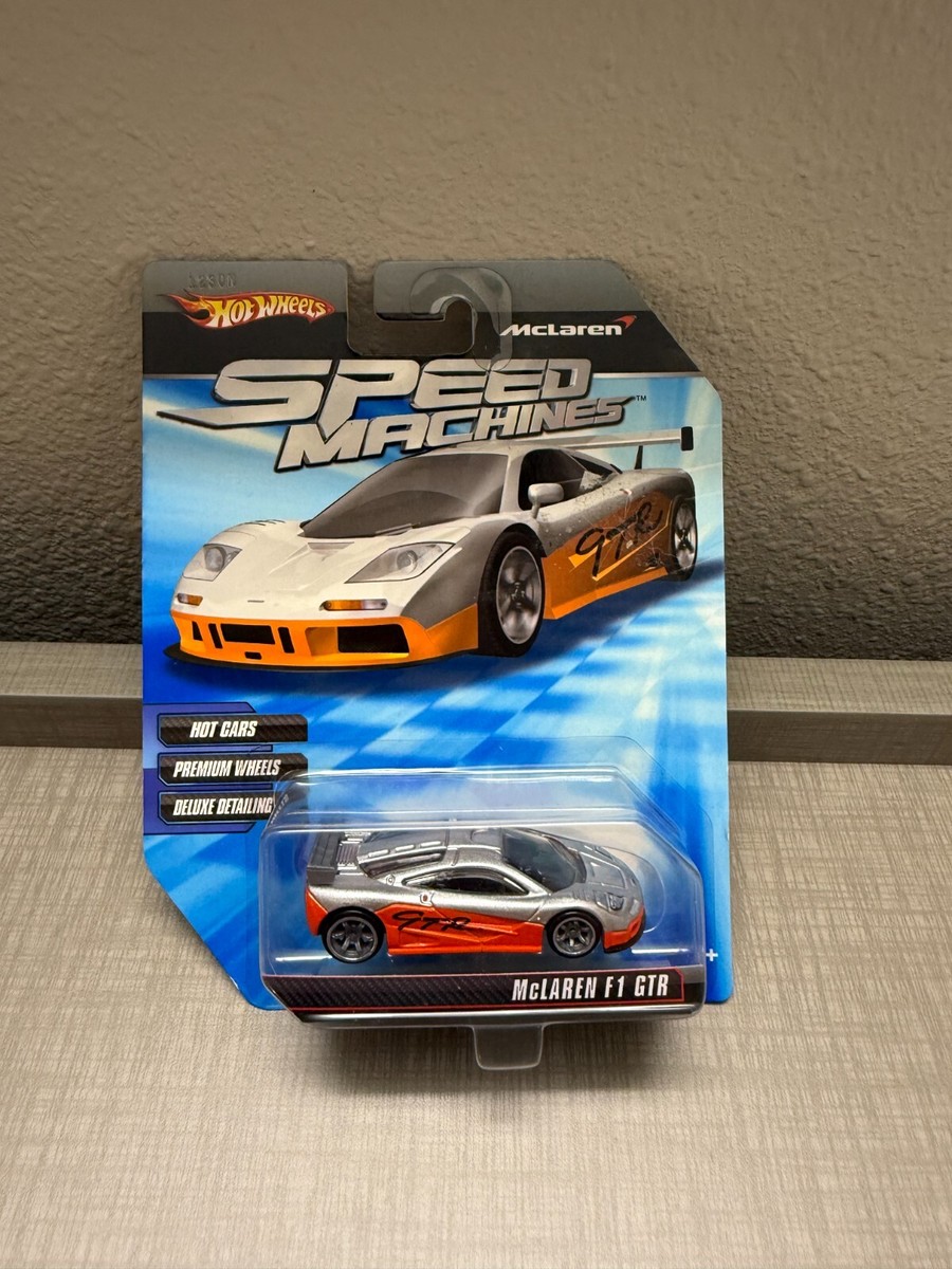 Hot Wheels Speed Machines McLaren F1 GTR Premium Wheels G50