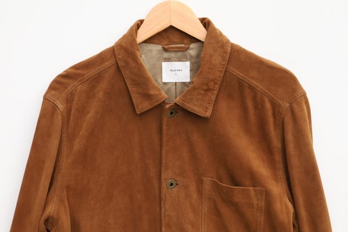 Billy Reid Large Ranch Goat Suede Men's Jacket - Picture 3 of 16