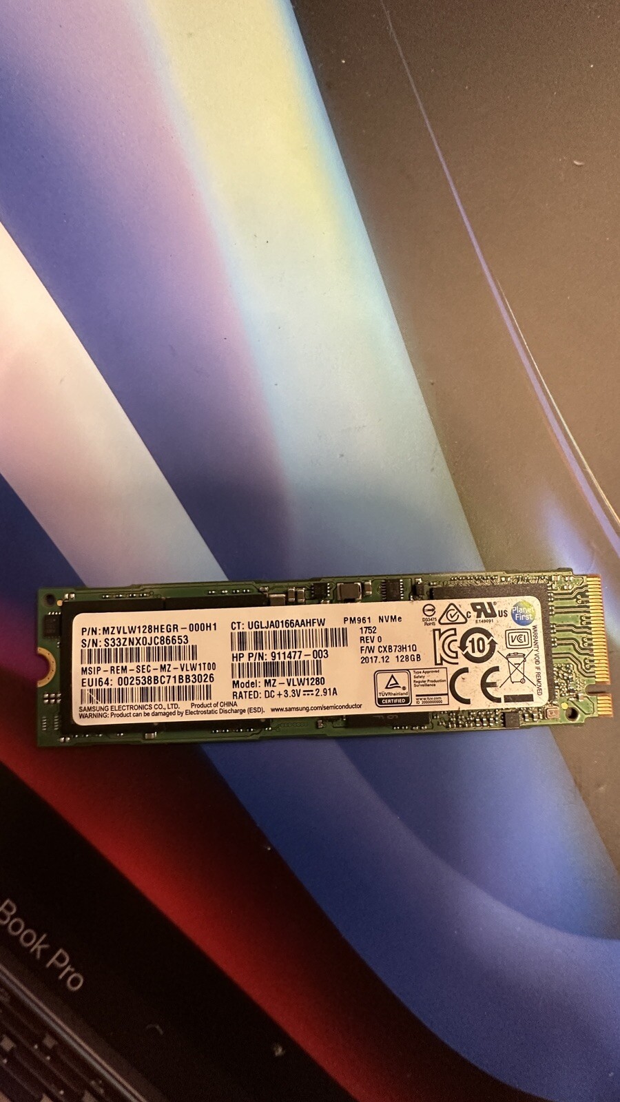 MZVLW128HEGR-000L1 Samsung MZ-VLW1280 128GB M.2 PCIe SSD | eBay