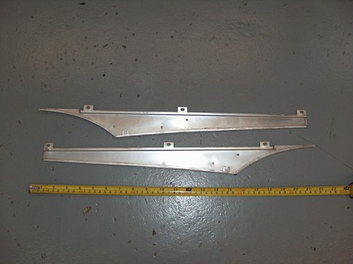 1962 Studebaker Daytona Lark 2 Door Quarter Panel Trim Emblem Script Pair - Picture 10 of 14