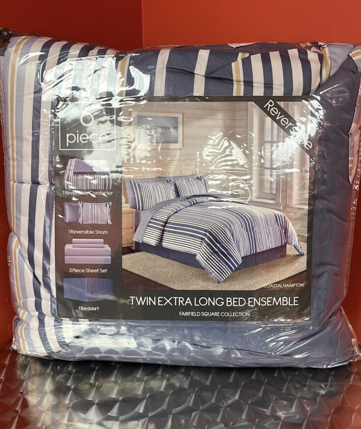 Fairfield Square Coastal Hampton Blue 