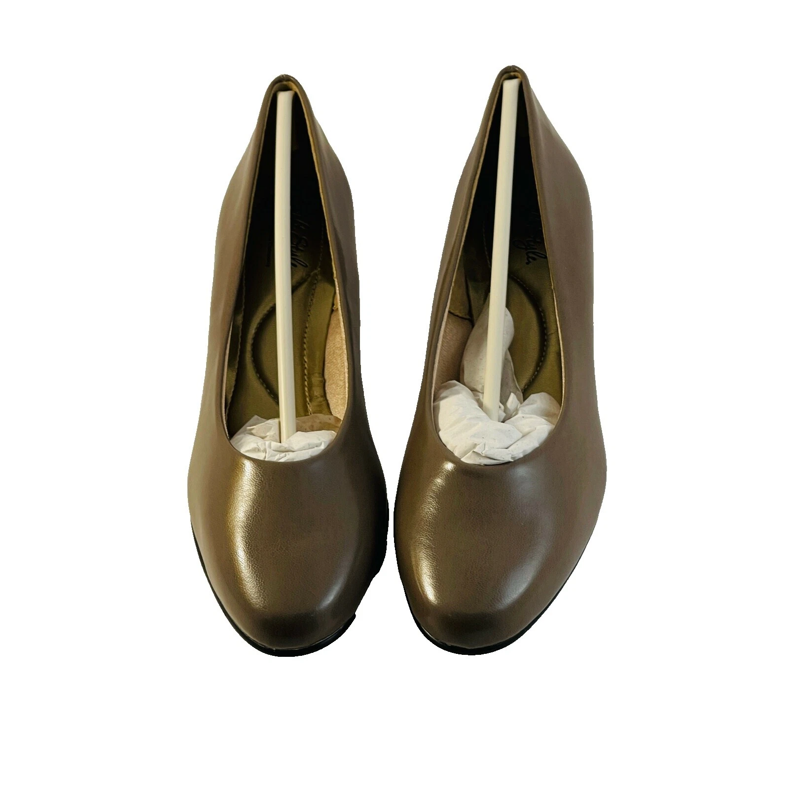 Tacones De Cuña Soft Style Marrón para Mujeres