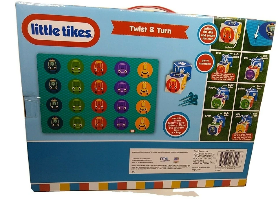 Twist & Turn Little Tikes Indoor Outdoor Play Ages 3+ For 2 -4 Players - Image 4 of 4