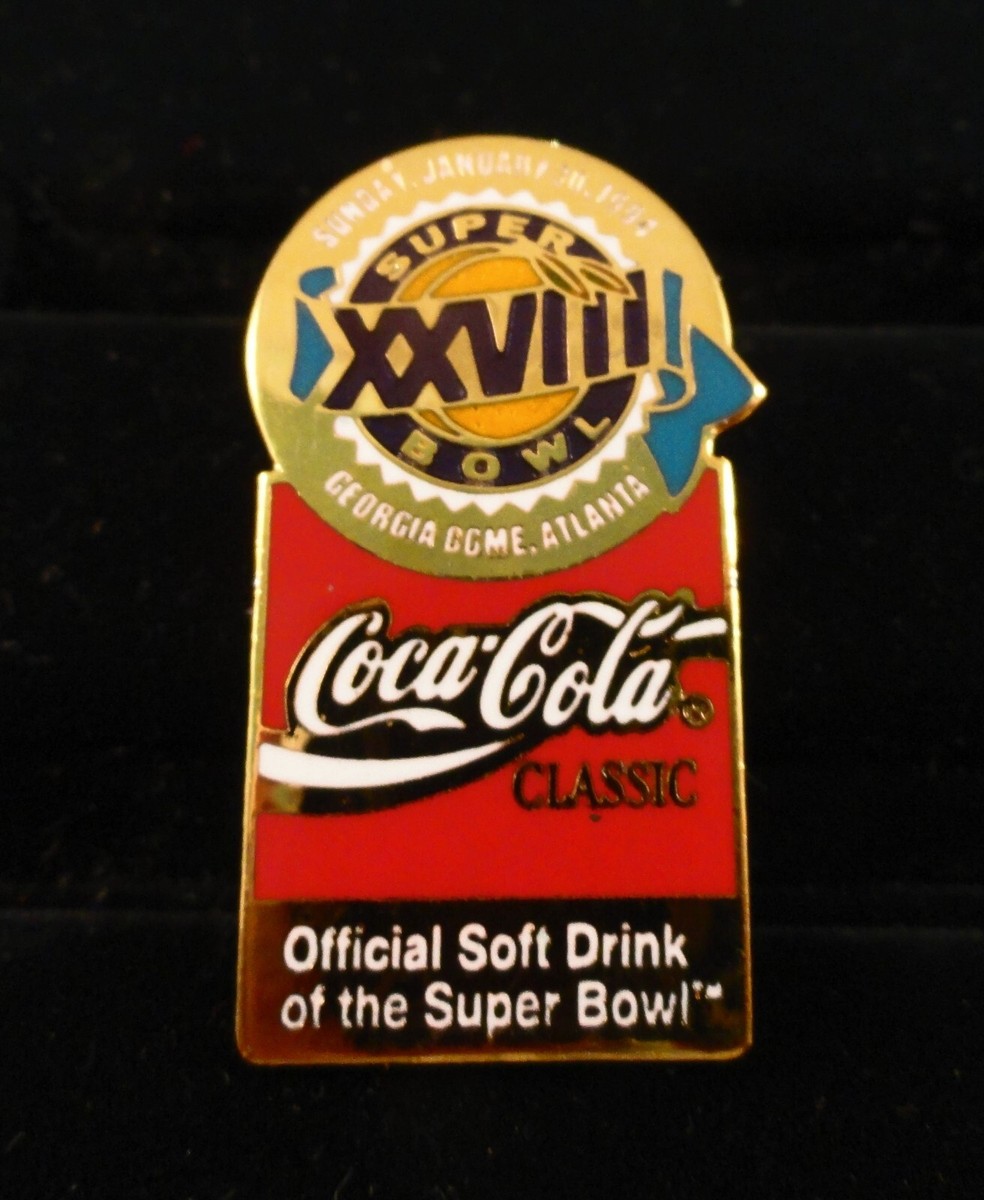 Collector Pin: COCA COLA - Super Bowl XXVIIII - Super Bowl 29