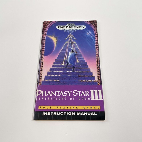 SEGA Megadrive Phantasy Star III ~ Generations of Doom ~ USA Très Bon état - Photo 4/14