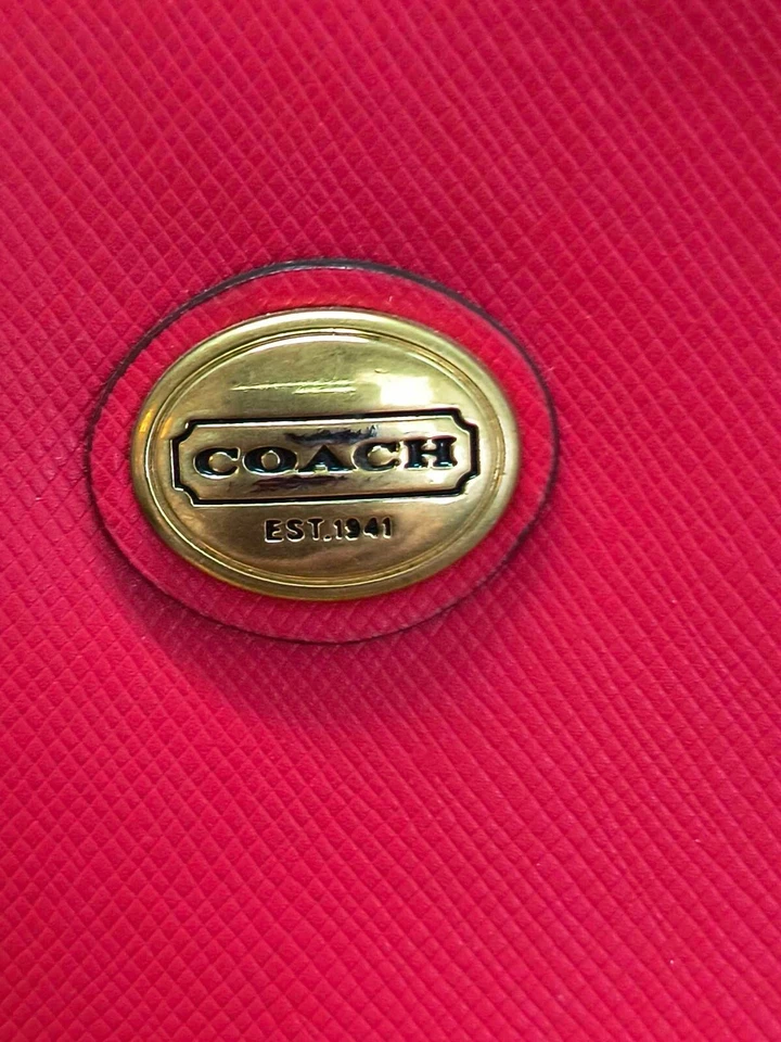 BOLSO DE MANO COACH CORAL F27349 PEYTON CUERO CREMALLERA Foto 3 de 4