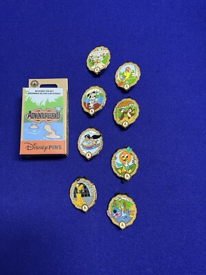2024 Disney Parks Adventureland Mystery Box Complete 8 Pin Set NEW
