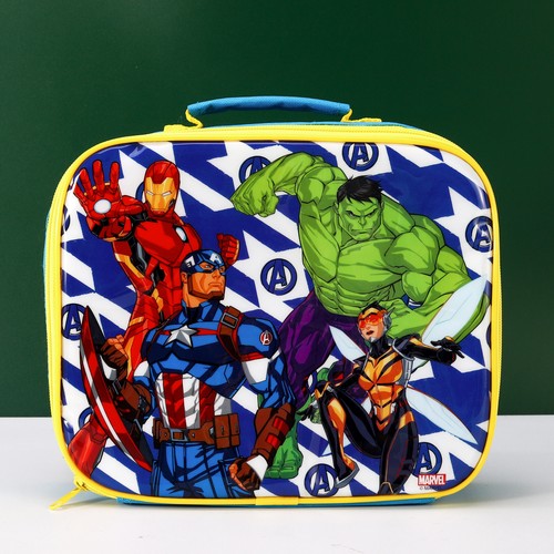 Marvel Avengers Rectangular Insulated Lunch Box Bag for Boys and Girls, BPA Free - Picture 5 of 9