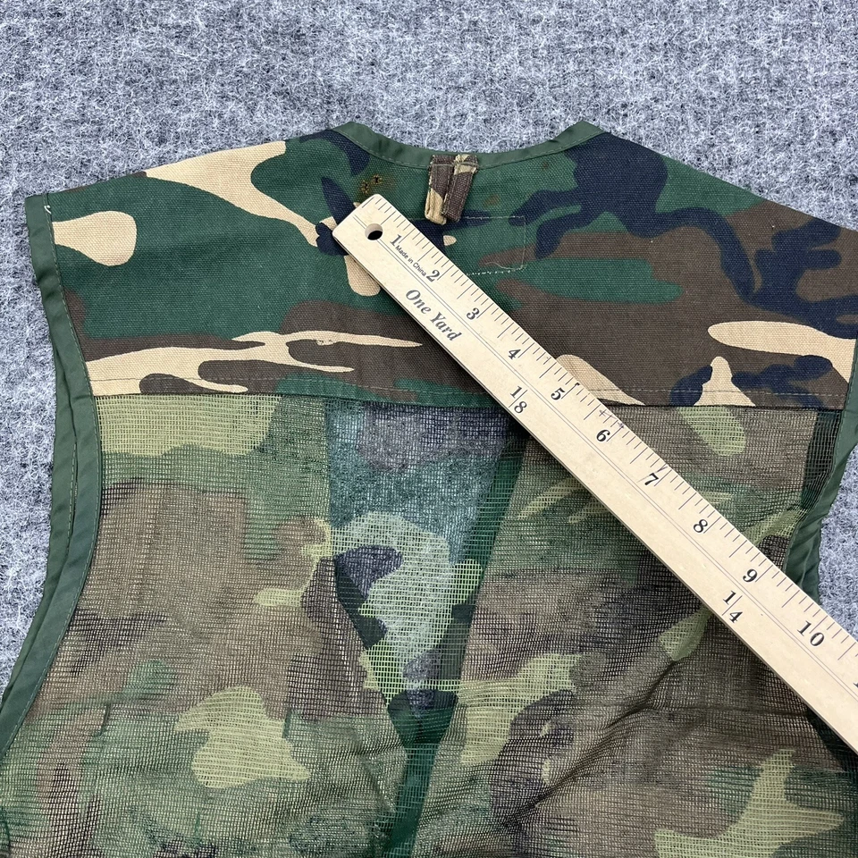 Vintage Game Winner Vest Mens Small Camouflage Hunting Shooting Game Camp - Image 4 of 4