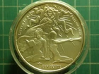 2015 1 oz .999 SILVER SHIELD - TRIVIUM listen to all - follow none SILVER - RARE